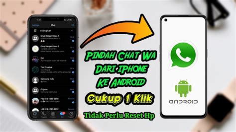 Cara Backup Chat Whatsapp Dari Android Ke Iphone